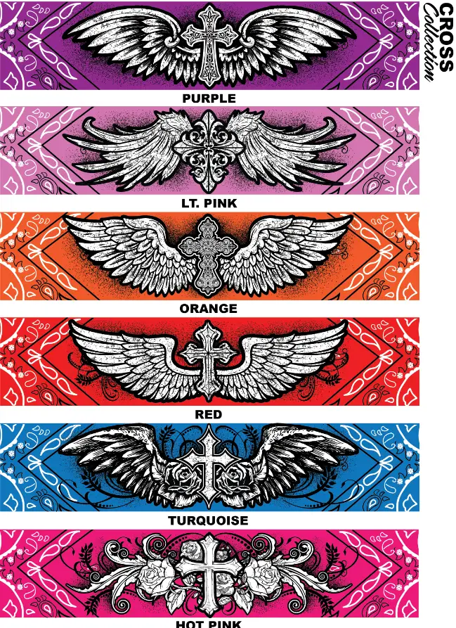 Cross Bandana - Eyeconic Prints Phoenix AZ