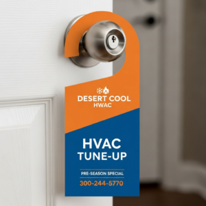 Doorhanger Hvac - Eyeconic Prints Phoenix AZ