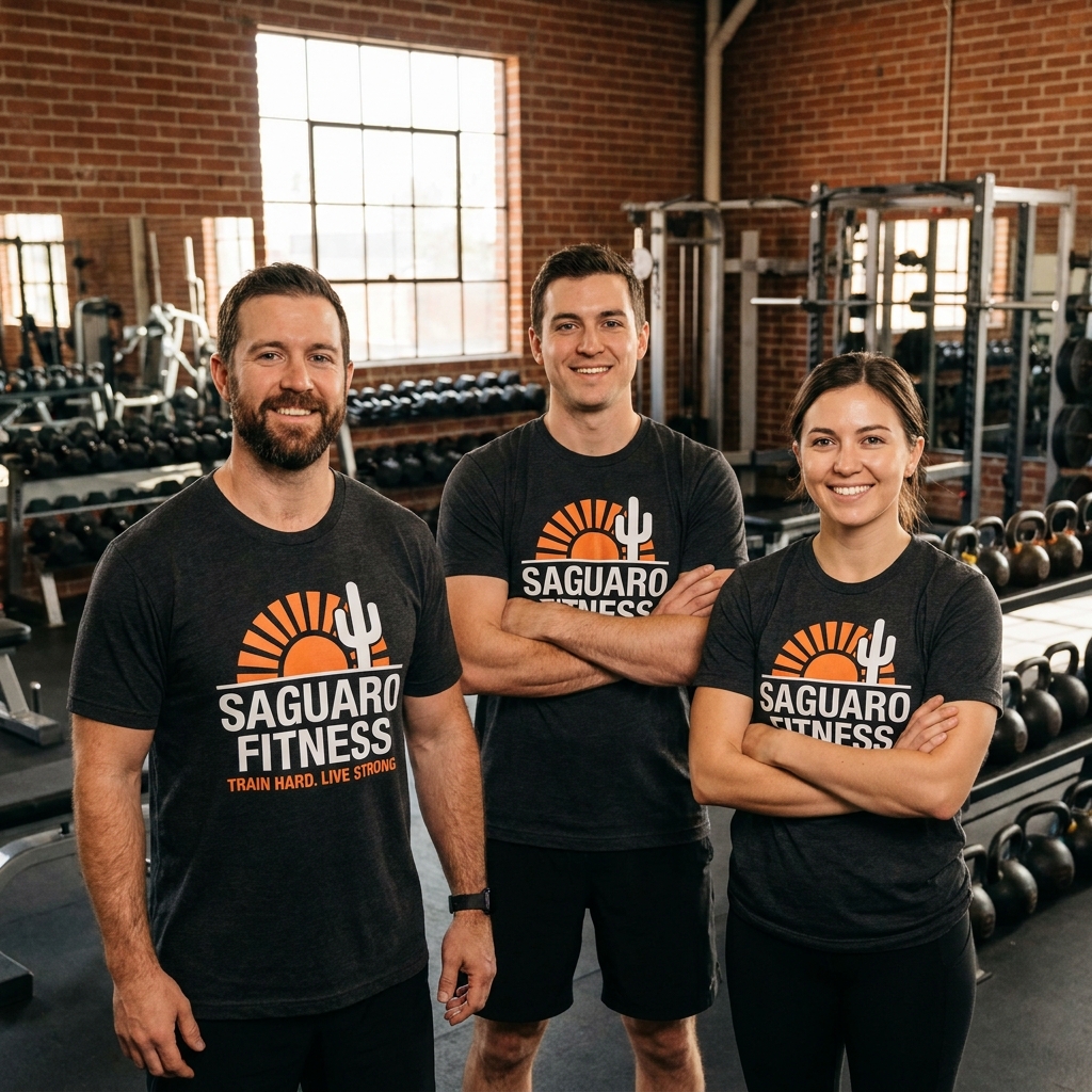 Saguaro Fitness — Screen Print case study