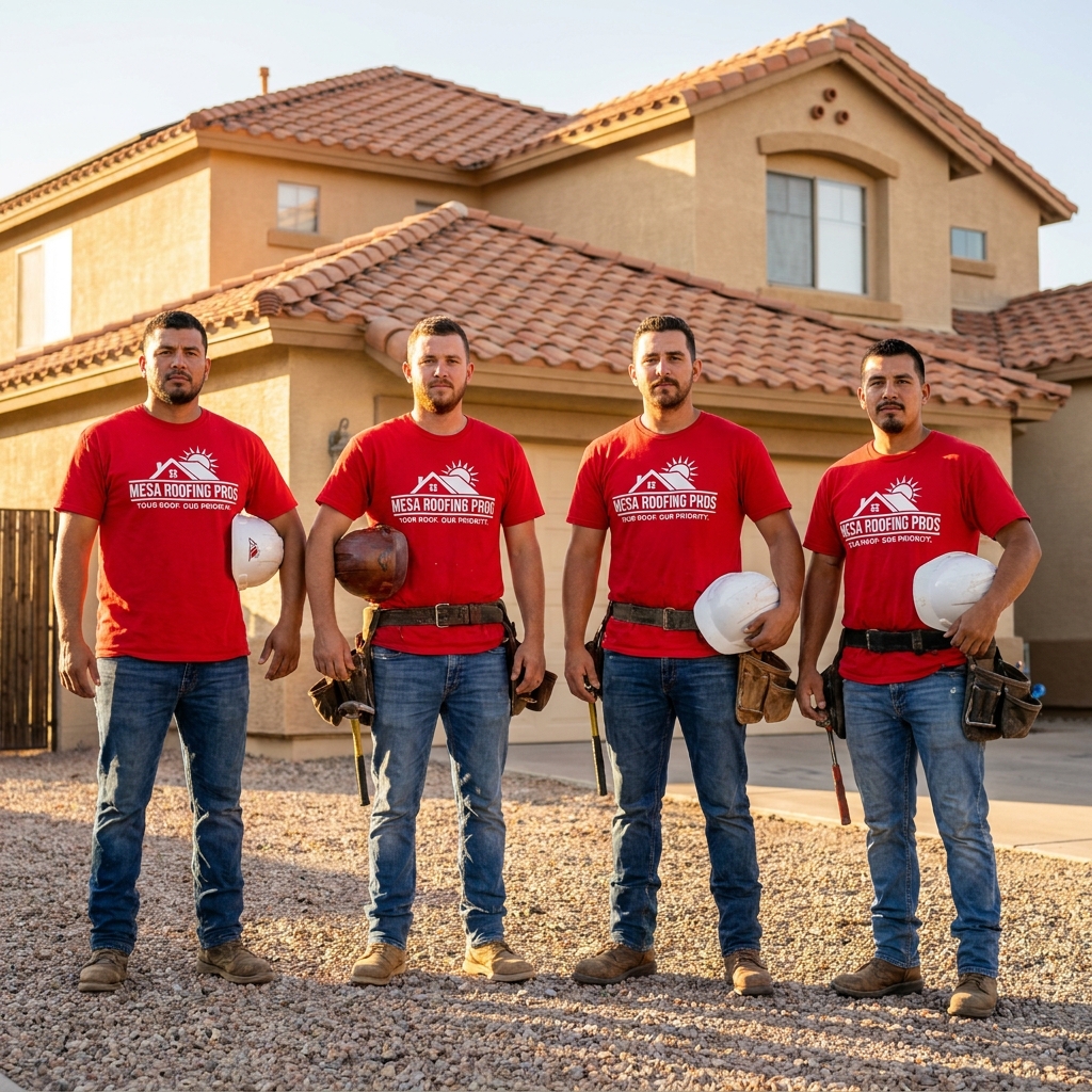Mesa Roofing Pros — Screen Print case study