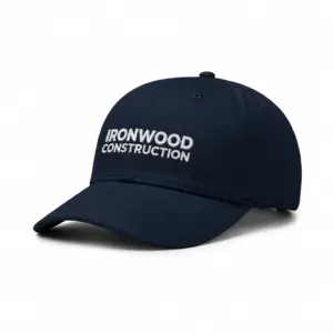Embroidered Hat Mockup - Ironwood Construction
