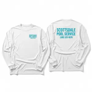 Custom Long Sleeve Mockup - Scottsdale Pool Service