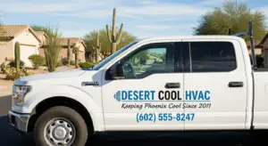 Magnetic Vehicle Sign Mockup - Desert Cool HVAC