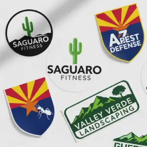 Custom Sticker Mockups - Multiple Businesses